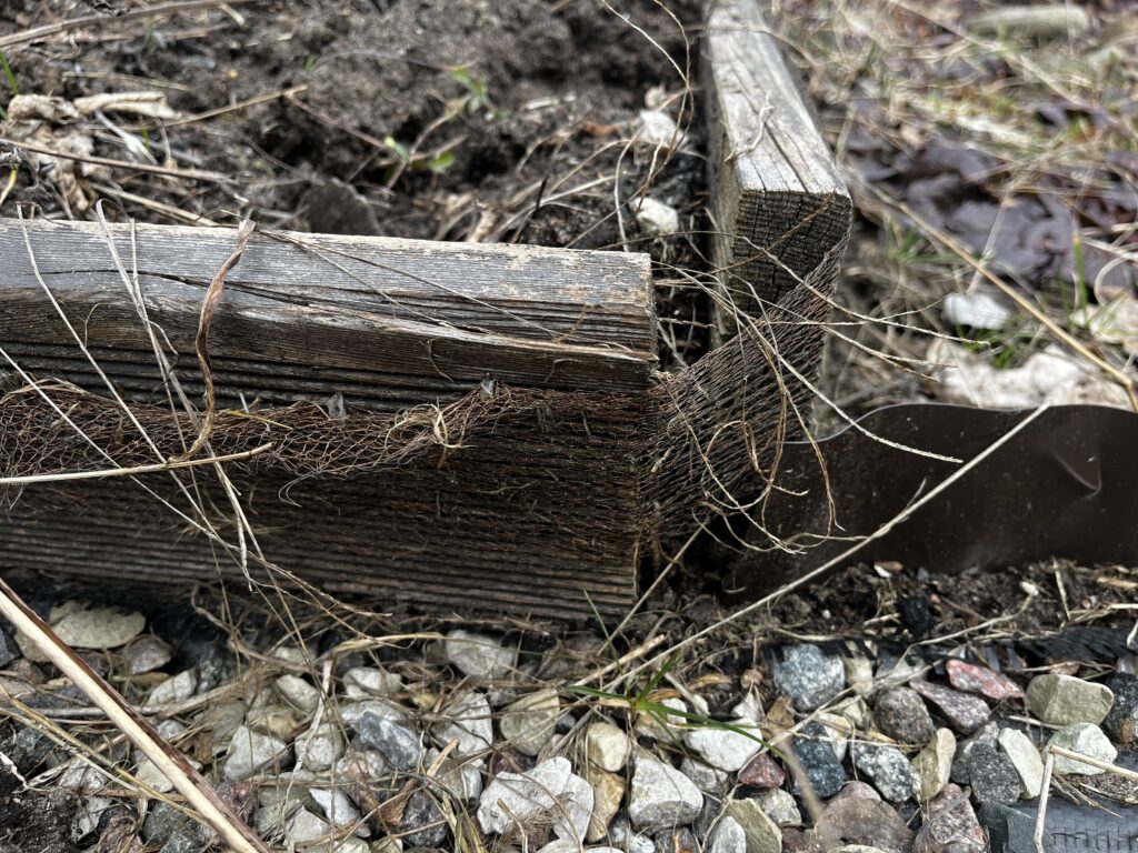 Broken garden beds